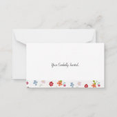 更新済み – ノートカード/招待状カードデザイン ノートカード (裏面)