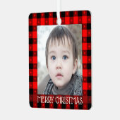 更新済み – バッファロープレイドスターズ名前をカスタムする&写真 メタルオーナメント (正面左)