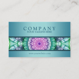 更新済モダンな《植物》スイレンの曼荼羅- 名刺