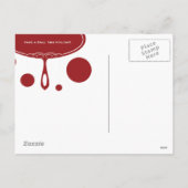 更新済レトロの休日のオーナメント- シーズンポストカード (裏面)