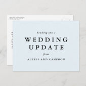 更新結婚光の青 ポストカード (正面/裏面)