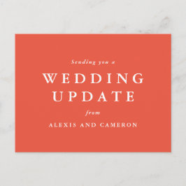 更新結婚日の変更 ポストカード