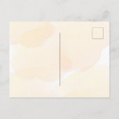 更新陽花ユーカリ金ゴールドハート インビテーションポストカード (裏面)