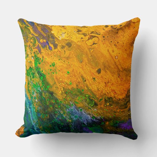 "更新"のカスタムの抽象的な装飾用クッション クッション (正面)