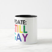 更新：フェーズではなくゲイの静止 マグカップ (中央)