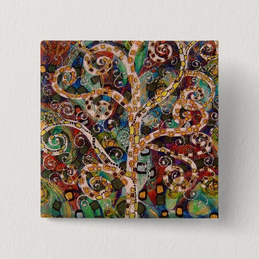 更新(絵画)ボタン 缶バッジ (正面)