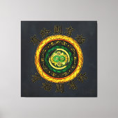 更新： {37}終了がある場合、開始がある キャンバスプリント (正面)