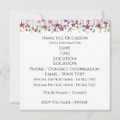 更新 – DISCOパーティー- SRF 招待状 (裏面)