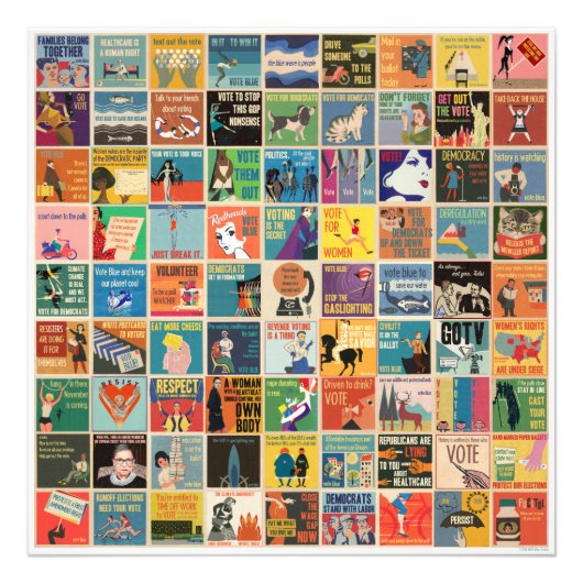 更新!Helen Stickler政治ミームポスター2019 フォトプリント (正面)