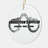 更正の役員 セラミックオーナメント (左)