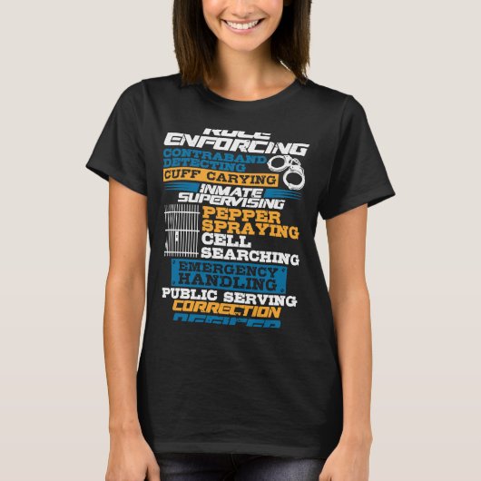 更正官公務執行規則執行 Tシャツ (正面)
