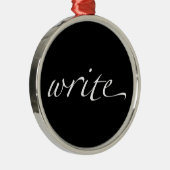 書いて下さい メタルオーナメント (右)