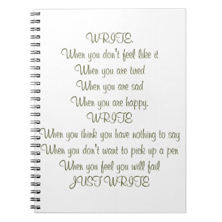 書いて下さい! 本を消して下さい ノートブック