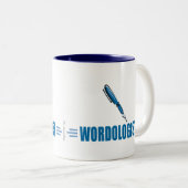 書おもしろい作者 ツートーンマグカップ (正面右)