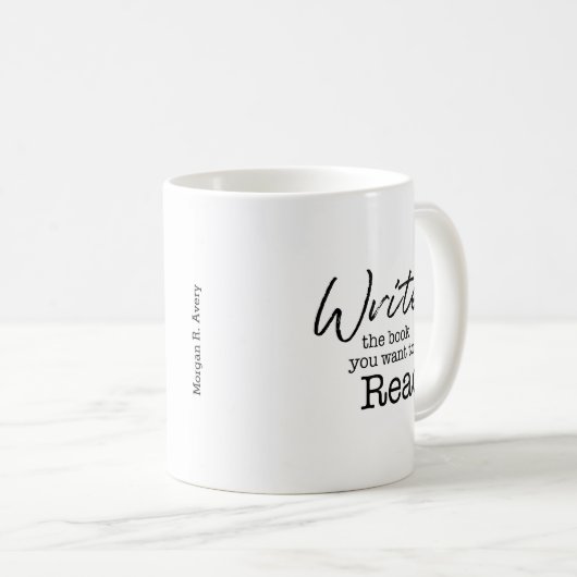 「書お望みの本読パーソナライズされた」 コーヒーマグカップ (正面右)