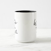 書お望みの本読パーソナライズされた マグカップ (中央)