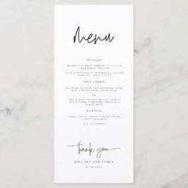 書お洒落道の結婚夕食会 メニュー