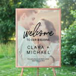 書お洒落道の色あせた写真の結婚歓迎 ポスター<br><div class="desc">この書お洒落道の暗い写真の結婚歓迎のポスターは、のための完璧なモダン結婚である。このデザインはエレガント、背景にあなたの写真と素朴なタイポグラフィを備えている。新婦カスタマイズの名前のポスター、の日付と場所結婚。</div>