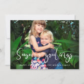 書お洒落道シーズンの挨拶の写真 シーズンカード (正面)