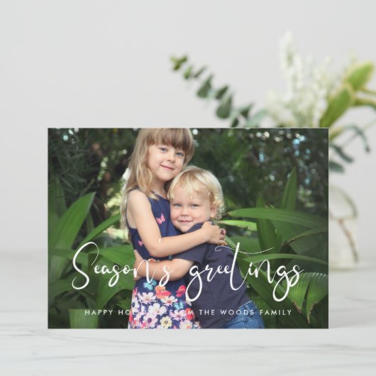 書お洒落道シーズンの挨拶の写真 シーズンカード (スタンド正面)