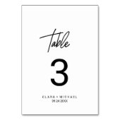 書お洒落道表番号 テーブルナンバー (裏面)