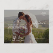 書お洒落道 |フォトオーバーレイ、ありがとうございます ポストカード (裏面)