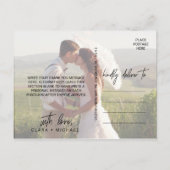 書お洒落道 |フォトバッキングありがとうございます ポストカード (裏面)