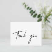 書お洒落道 |フォトバッキングありがとうございます ポストカード (スタンド正面)