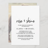 書お洒落道 |フォトバック結婚のブランチ 招待状 (正面/裏面)