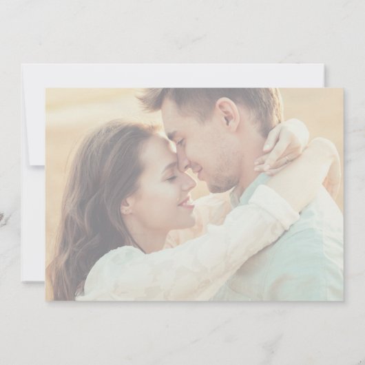 書お洒落道 |写真の横結婚線 招待状 (裏面)