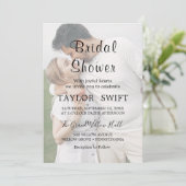 書お洒落道 |色あせたフォトブライダルシャワー 招待状 (スタンド正面)