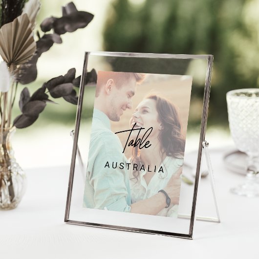 書お洒落道 |色あせた写真国 テーブルナンバー