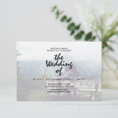 書お洒落道 |色あせた写真結婚の内容 招待状 (スタンド正面)