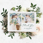 書お洒落道Green Photo Collage結婚's サンキューカード<br><div class="desc">このカスタマイズ可能な写真コラージュサンキューカードで特別な日の一部であることをお客様に感謝の気持ちを伝える。スクリプトとお洒落クラシックタイポグラフィ。あなたパーソナライズされた自身の詳細を追加し、あなたの写真をお気に入りの特集結婚することによって。</div>
