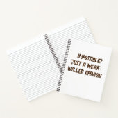 書お話インスパイアは ノートブック (内部)