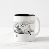 書かれたデュースの野生のマグ ツートーンマグカップ (正面右)