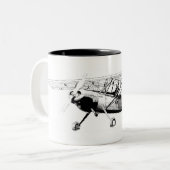 書かれたデュースの野生のマグ ツートーンマグカップ (正面左)