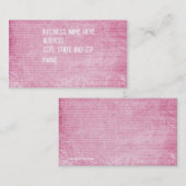 書かれた単語 名刺 (正面/裏面)