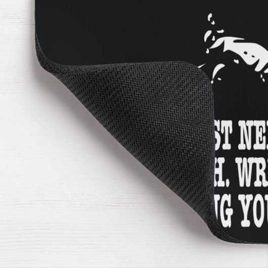 書かれた法律は私の道徳によってがある保護していません マウスパッド (コーナー)