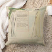 書かれる哀歌からの墓碑銘を、読んでいる羊飼い クッション (ブランケット)