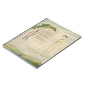 書かれる哀歌からの墓碑銘を、読んでいる羊飼い ノートブック (左側)