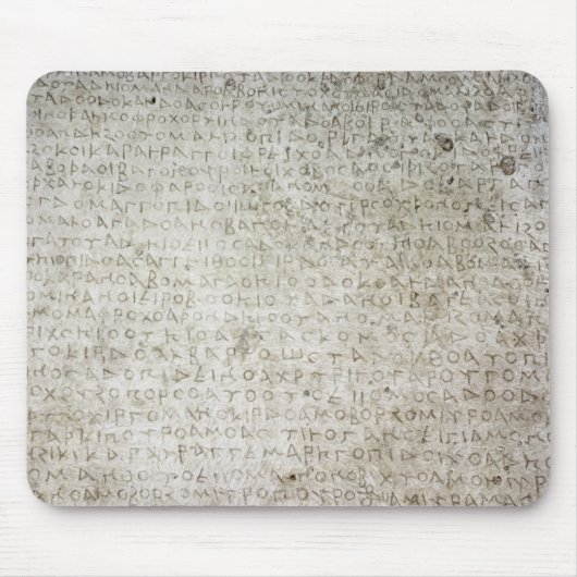書かれるKushanaの言語の銘刻文字 マウスパッド (正面)