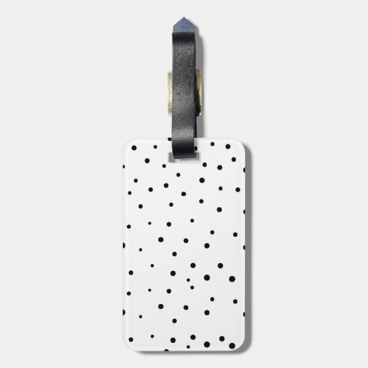 書かわいらしモダン道チームの花嫁パーソナライズされた ラゲッジタグ (裏面縦)