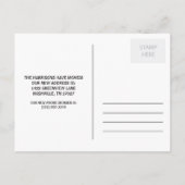 書かわいらし道 | 住所の変更 案内ポストカード (裏面)