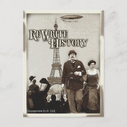 書き換え履歴はがき ポストカード (正面)