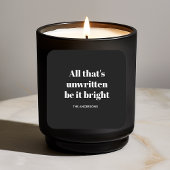 「書き残されていないのは真っ黒で真っ白 スクエアシール