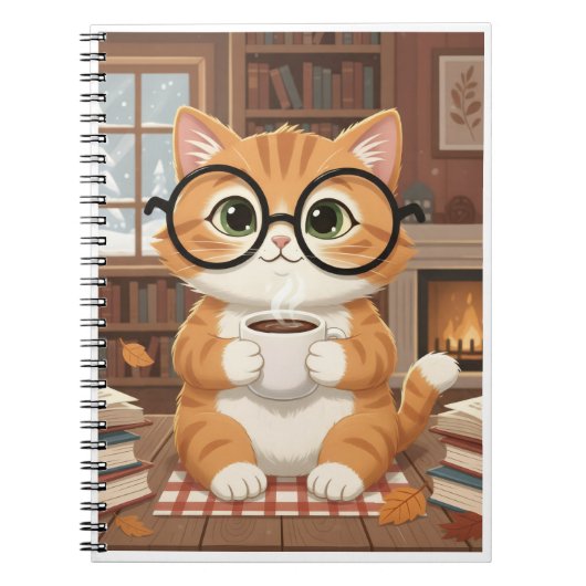 書き物を愛する人のための素敵なノート ノートブック (正面)