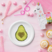 書き込みアボカドの愛 ペーパープレート (パーティー)