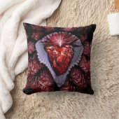 書き込みハート クッション (ブランケット)