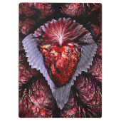 書き込みハート クリップボード (裏面)